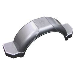 Silver 14" / 15" PVC Mudguard (Mudflap not included)