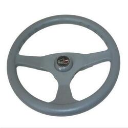 Alpha 3 Spoke Steering Wheel Grey 340mm Dia