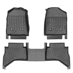 3D Floor Mats For Holden Colorado Dual Cab 2012-2020