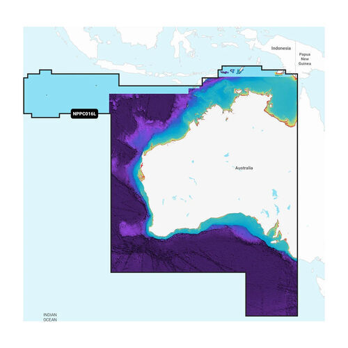 Navionics Australia, West & Central - Inland and Coastal Marine Charts Platinum Plus