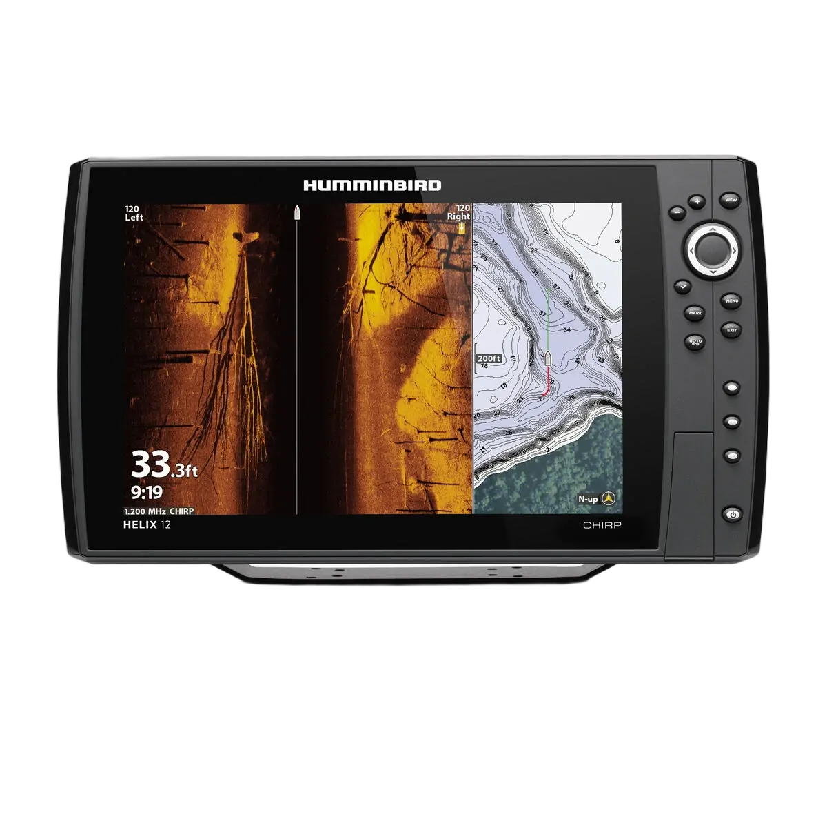 HUMMINBIRD HELIX 12 G4N. ＋MEGA360 Humminbird Fishfinder HELIX 12 CHIRP MEGA SI+ GPS G4N