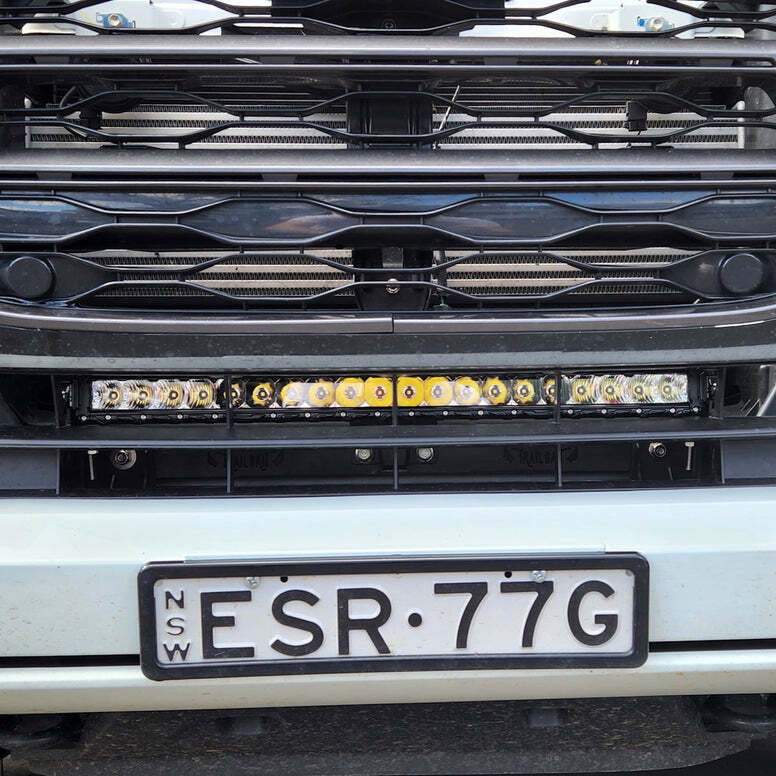 LED Light Bar w/ Behind Grille Mounts, Wiring For 10-13 Toyota