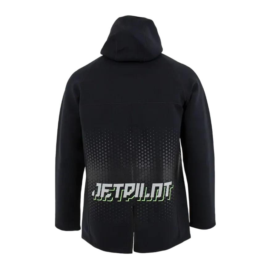 Jetpilot Flight Mens Hooded Tour Coat - Black | Outback