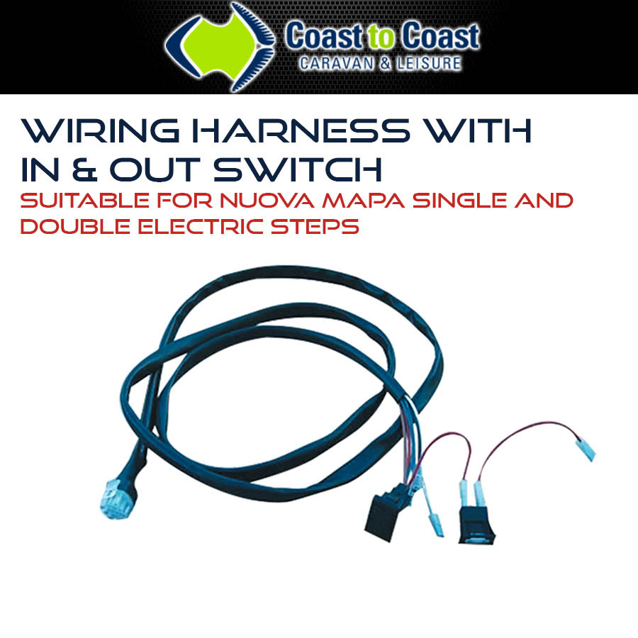 Wiring Harness For Tecno Nuova Mapa Single & Double Step Caravan Camper