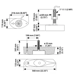 Airmar XSONIC Airmar B275LH-W