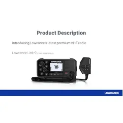 Lowrance LINK-9 Marine VHF Radio w/ DSC and AIS-RX