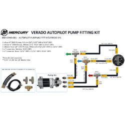 Simrad Autopilot Pump MKII fitting kit for Verado systems