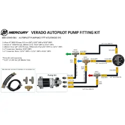 Simrad Autopilot Pump MKII fitting kit for Verado systems