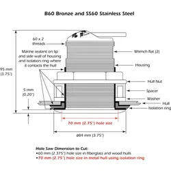 Airmar XSONIC Airmar B60 (20°)