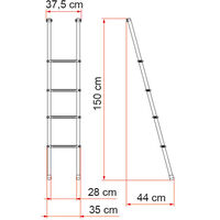 Ladder Fiamma Deluxe 4 Rung
