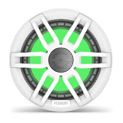 Fusion XS Series Marine Wake Tower Speakers, 6.5" 200-Watt Sports White Marine Wake Tower Speaker with RGB LED Lighting