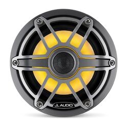 JL Audio M6 Marine Speakers, 6.5" with LED and Titanium sport grille