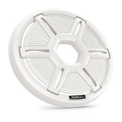 Fusion Apollo Subwoofer grille, 10" Shielded white subwoofer grille