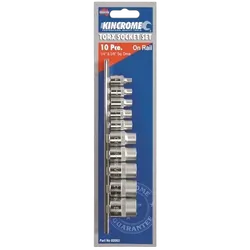 Kincrome E-Torx Socket Set 10 Piece 1/4 & 3/8" Drive