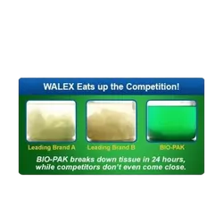 Walex Bio-Pak Express Superior Cassette And Portable Toilet Waste Digester Alpine Fresh 4PK