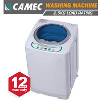 Camec Compact RV Washing Machine 2.5kg