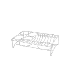 Camec Crockery Rack