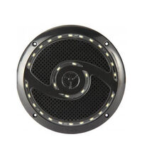 RV Media Black Waterproof 30 LED 6in 200W Speakers With Spacers