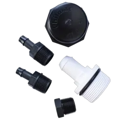 Camec Fresh Water Tank w/ Fittings 95l Kit