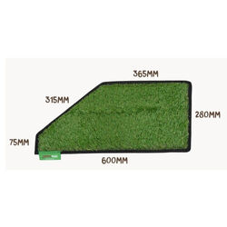 Muk Mat Angled Step Mat - Green, 60 x 28cm