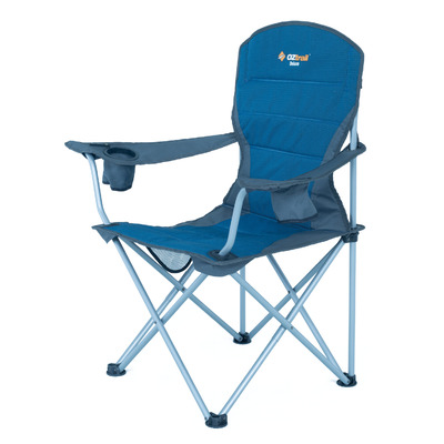 Oztrail Deluxe Arm Chair - Blue