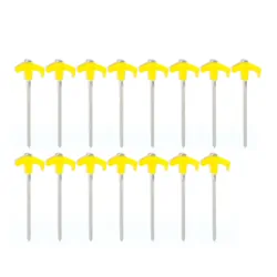Oztrail 16 Piece Screw In Tent Peg Set - 180mm Long
