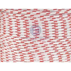 Polyester Yachting Braid 10mm x 200m Red Fleck made in Australian
