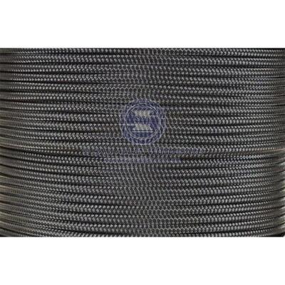 Polyester Double Braid 6mm x 200m SoLid Black made in Australian