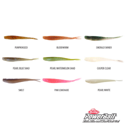 Berkley PowerBait Minnow Soft Plastic 4inch Pearl Watermelon Shad