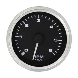 Veethree Premier Pro S/S Trim Gauge Tachometer 6000Rpm