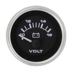Veethree Premier Pro S/S Trim Gauge Voltmeter