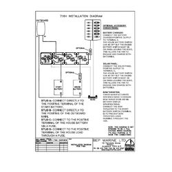 BEP Battery Distribution Cluster with DVSR - Single Engine Two Battery Banks - Vertical