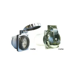 Marinco Power Inlet Socket 16A 230V 50Hz Stainless Steel