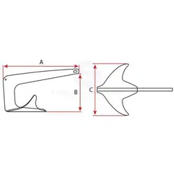 Anchor Manson-Ray 10Kg (22Lb) Galvanised