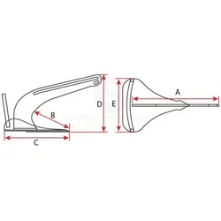 Anchor Manson-Supreme 4.5Kg (10Lb) Galvanised