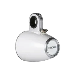 Kicker 12KMTESW 6.5" KM Series Empty Marine Tower-Speaker Enclosure Pair - White