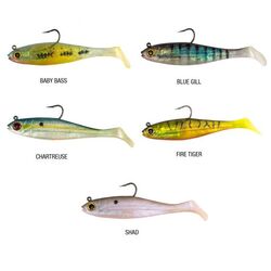 Berkley PowerBait Pre-Rigged Swim Shad Soft Plastic 6inch Silver Mullet