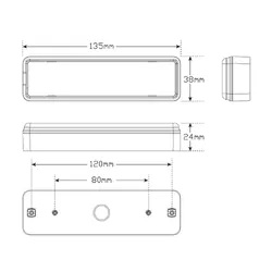 Front Indicator/Position 135AW2 (twin pack)