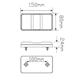 Combination Lamps 150BAR2 (twin pack)