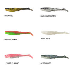 Gulp! Saltwater Paddleshad Soft Plastic 3inch Nuclear Chicken