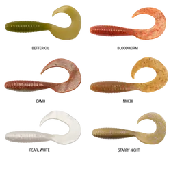 Gulp Saltwater Grub Soft Plastic 2.5inch Pearl White
