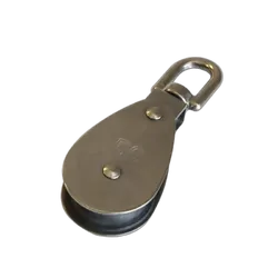 BLA Stainless Steel Block Swivel 14 x 50mm Nylon Sheave