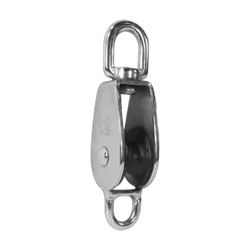 BLA Stainless Steel Block Becket/Swivel 10 x 25mm Nylon Sheave