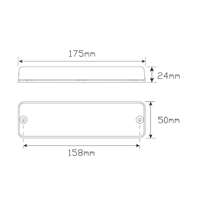 Front Indicator/Position 175AW/2 (twin pack)
