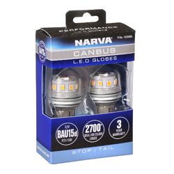 Narva 12V BAY15D Led Globes W Canbus