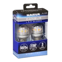 Narva 12V BAY15D Led Globes W Canbus