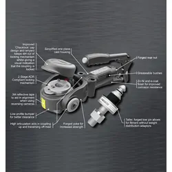 Cruisemaster DO35 Coupling w/ Handbrake