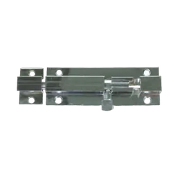 Proline Barrel Bolt Tradition Style Chrome Brass 100mm