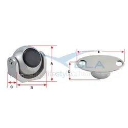 Marine Town Magnetic Door Catch Cast 316 S/Steel 15mm