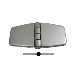 Marine Town Covered Hinge S/Steel Low Profile 80m x 40mm x 7mm